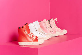 Baddie Leather Sneakers (Multiple Colors)